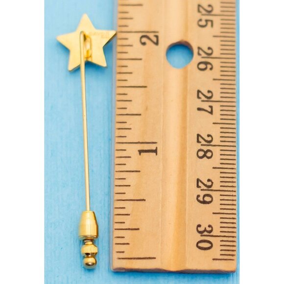Vintage Gold & Silver Star Stick Pin by Avon - N15 - Picture 2 of 2